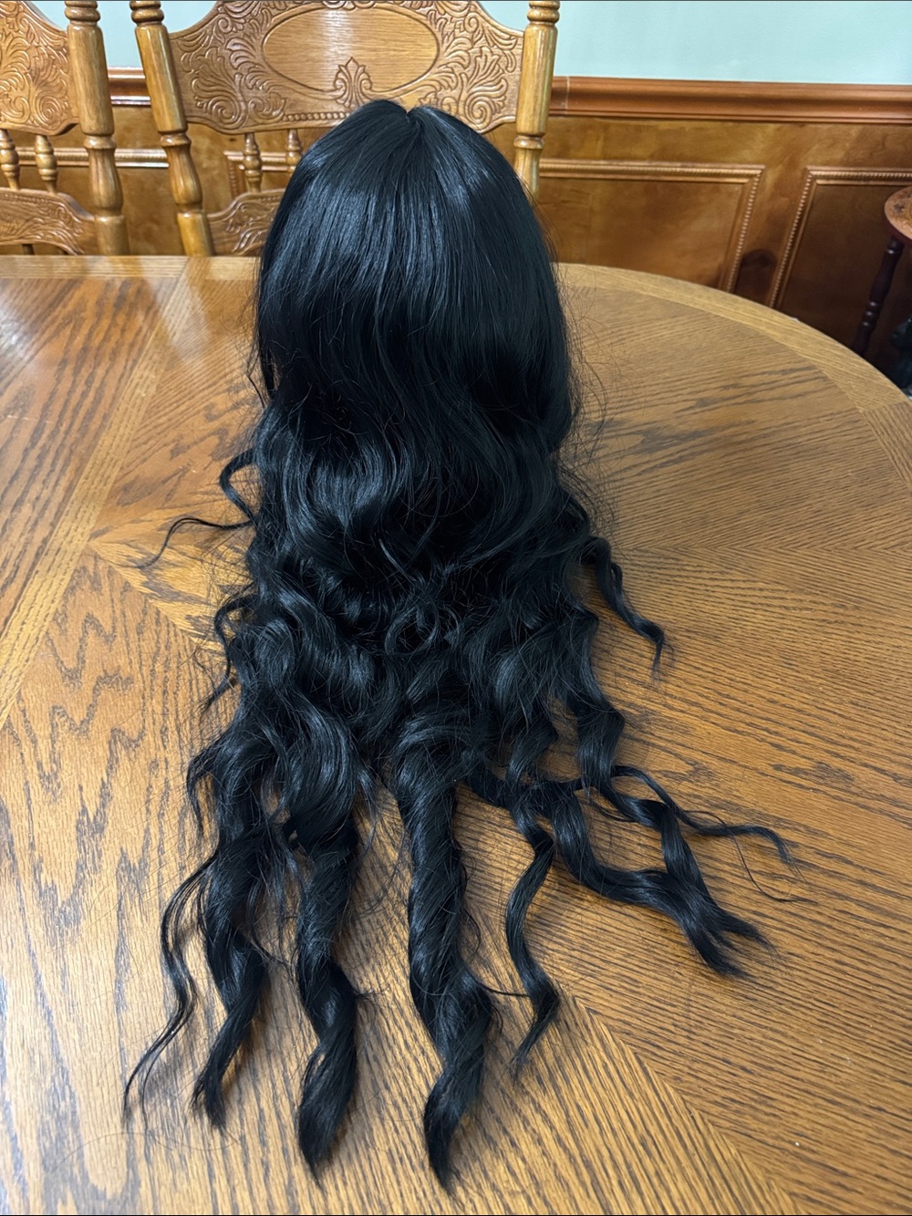 NEW AISI 26” Black Wavy Women's Hair Wig - Picture 4 of 8